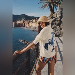 Maeve Lobster Cardigan Sweater Anthropologie